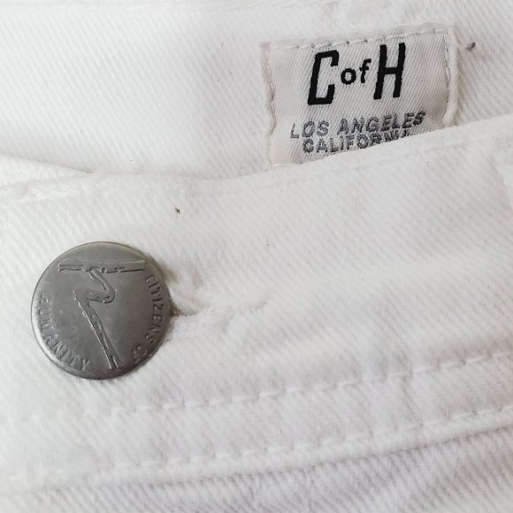 COH White Dani Cropped Straight Leg Jeans - Picture 7 of 13